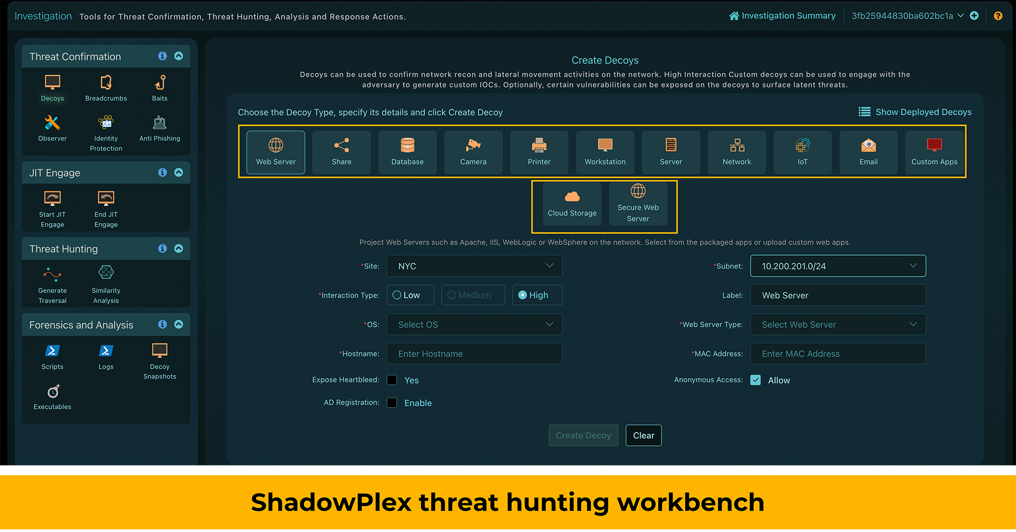 Threat Hunting Workbench